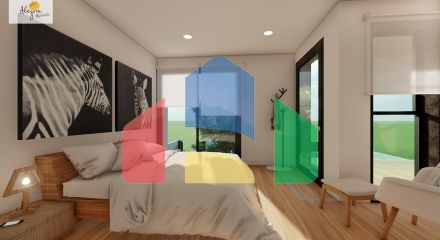 Прекрасный дом с видом на горы