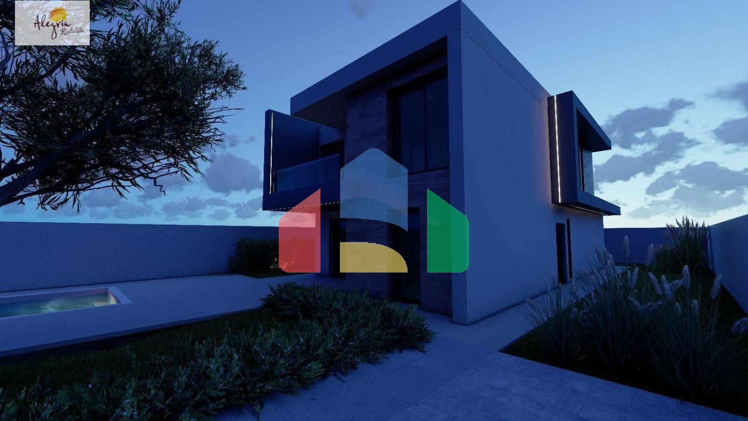 Прекрасный дом с видом на горы