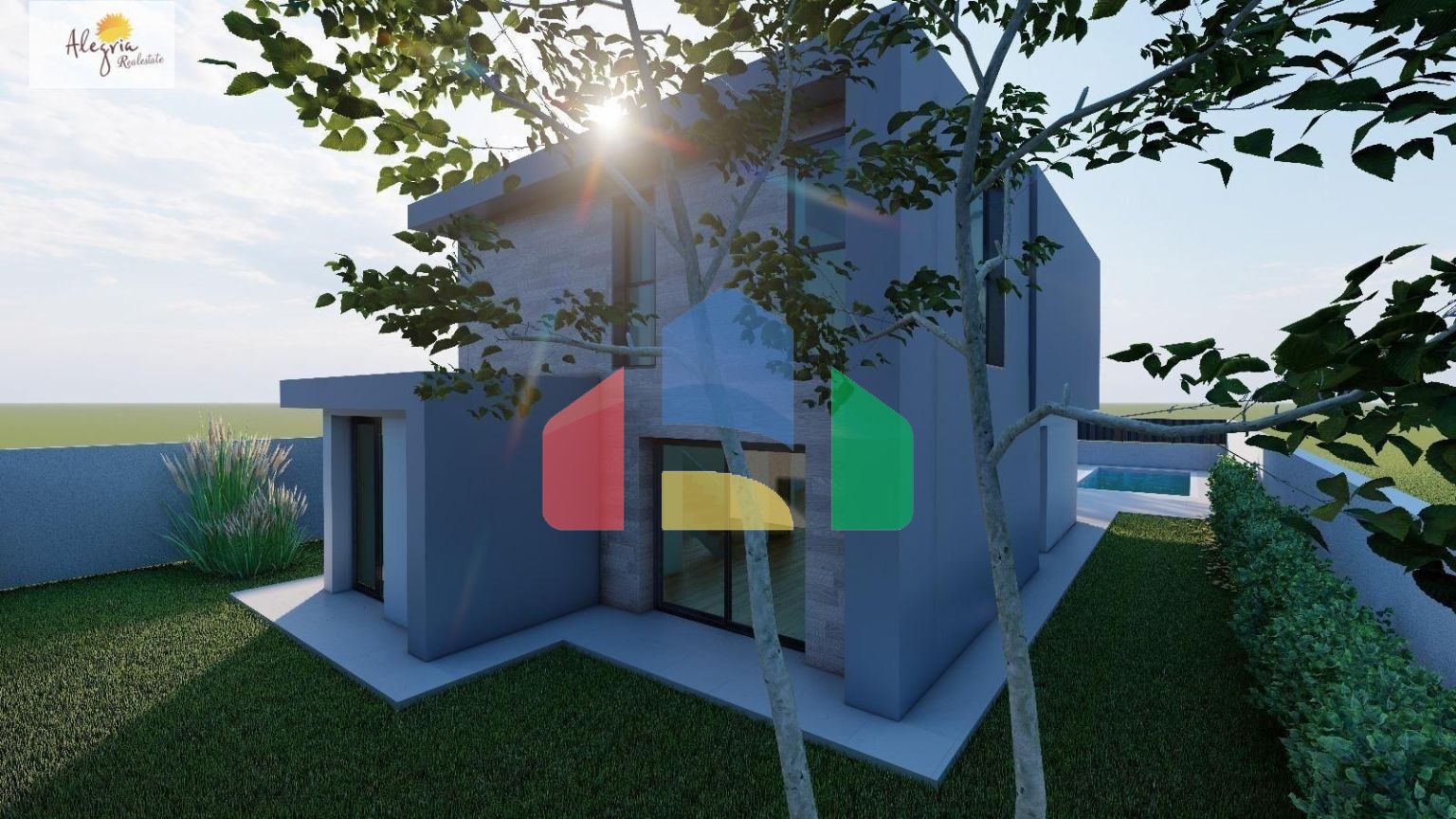 Прекрасный дом с видом на горы