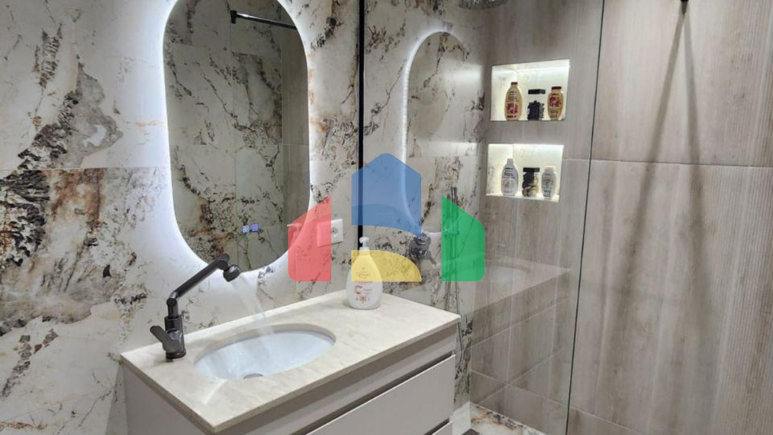 1+1 с ремонтом, Пляж Иллирия возле Spar market, 66 м.кв