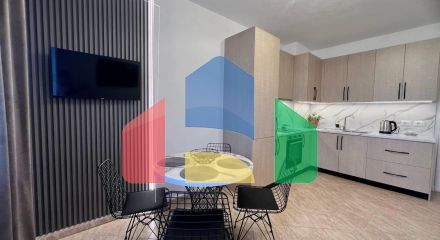1+1 с балконом, р-н Пляж Иллирия, 54 м.кв