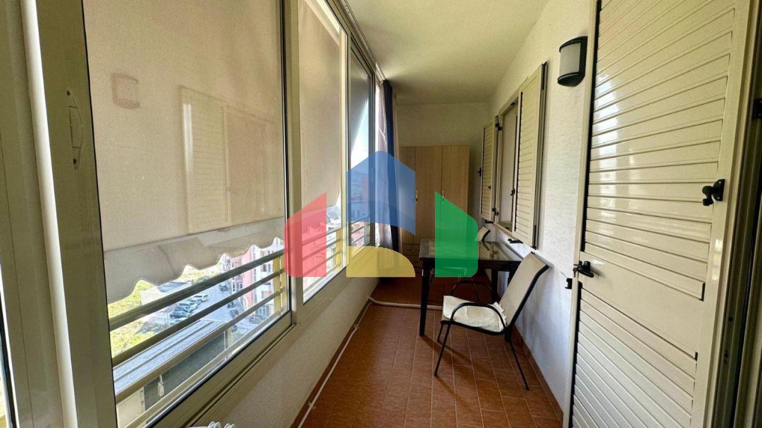 1+1 с балконом, Пляж р-н Плепа, 68.4 м.кв