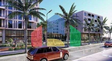 1+1 with balcony, Qerret area, 68.4 sq.m 