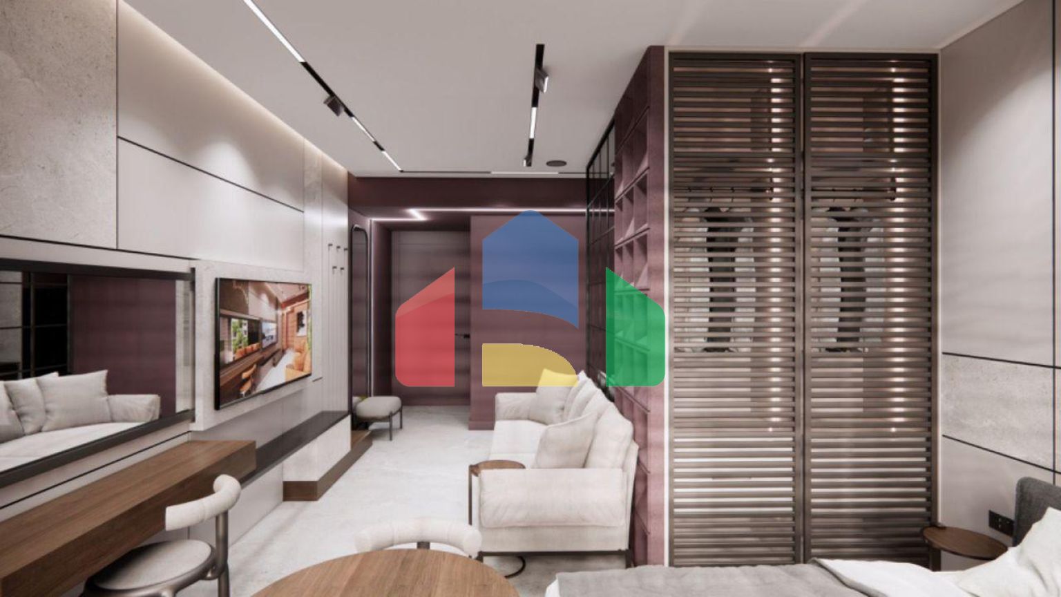 Студия с ремонтом, р-н Черрет, 42 м.кв