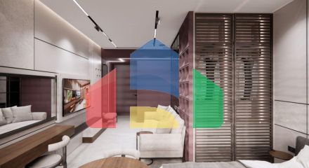 Студия с ремонтом, р-н Черрет, 42 м.кв Студия с ремонтом, р-н Черрет, 42 м.кв