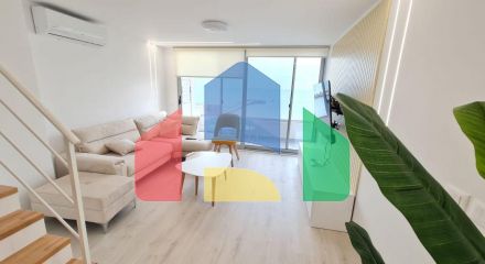 2+1  sea view duplex, Plazh, 86 sq.m