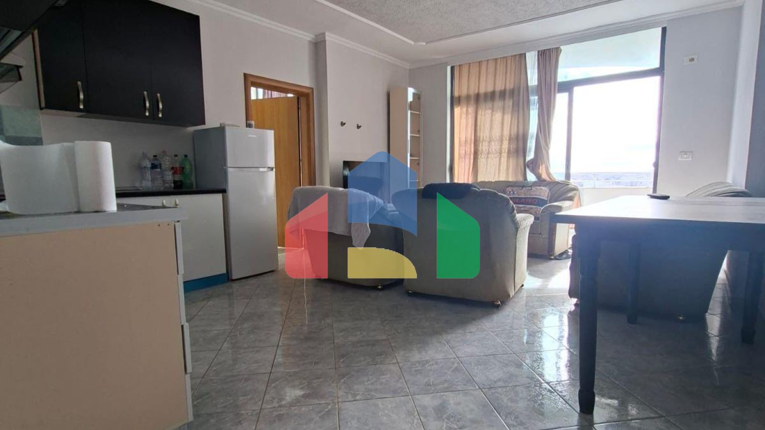 2+1 с балконом и видом на море, Shkembi I Kavajes, 109м.кв