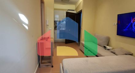 1+1 с балконом, Shkembi i Kavajes, 36 м.кв