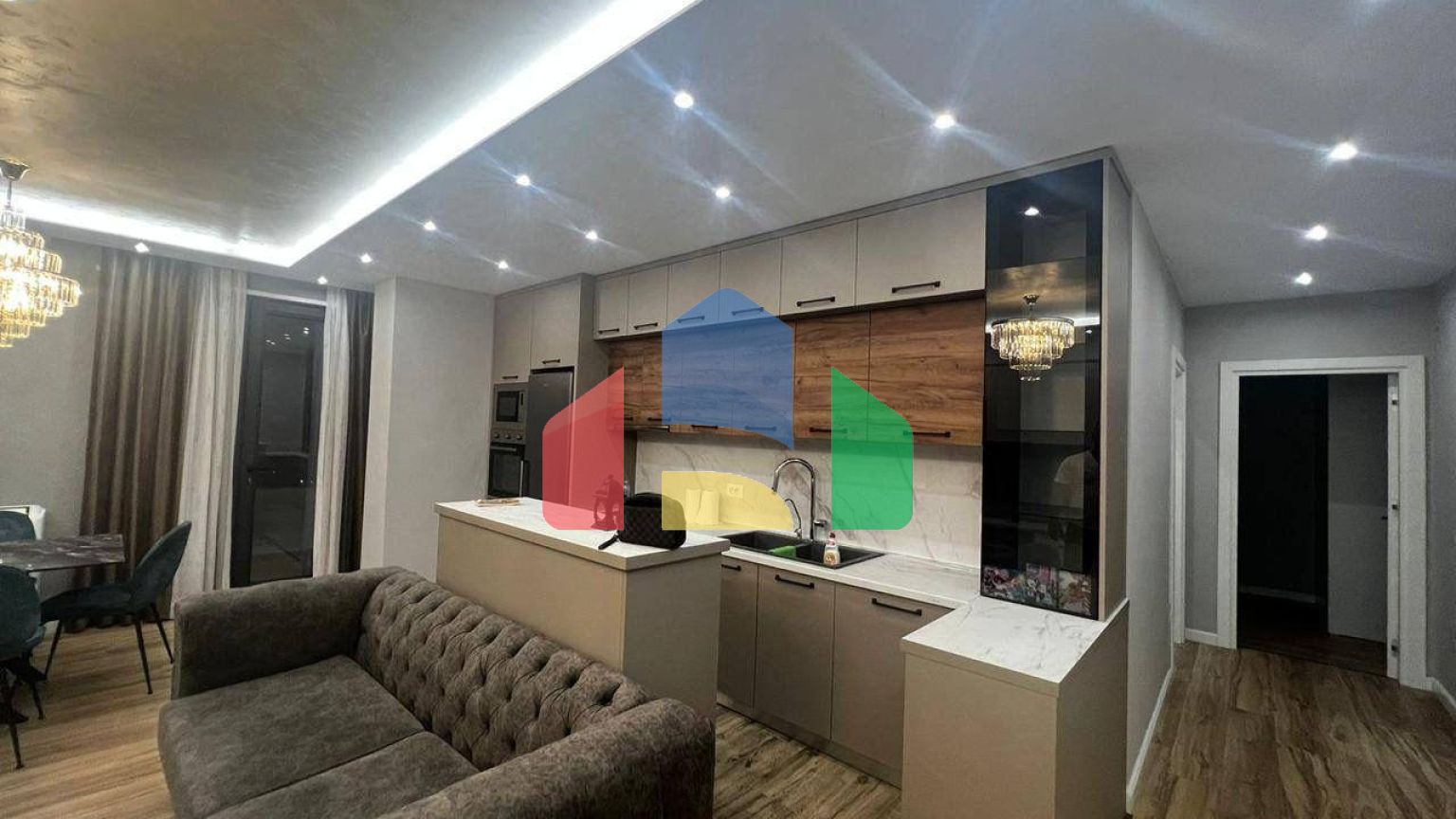 2+1 с видом на море и 2мя санузлами, р-н Волга, 132 м.кв