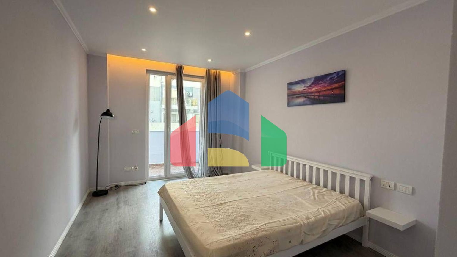 1+1 с балконом и видом на море, Durres, Plepa, 80 м.кв