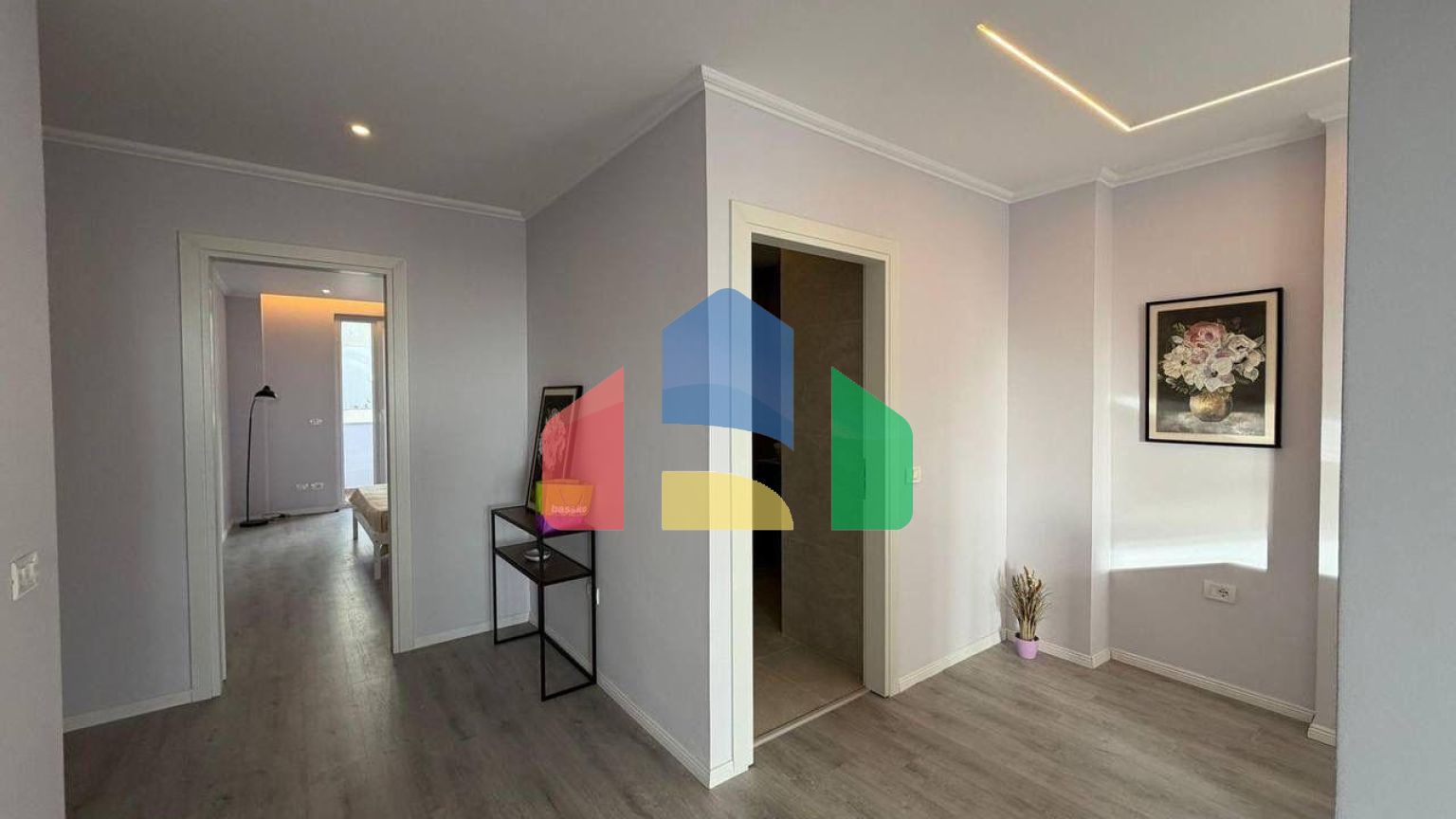 1+1 с балконом и видом на море, Durres, Plepa, 80 м.кв