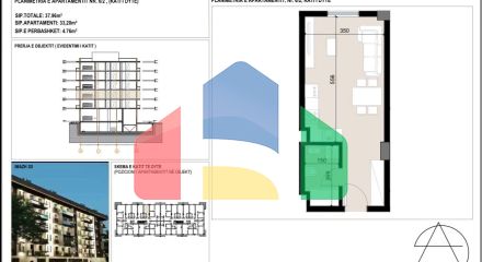 Студия, Golem, новострой, 37,96 м.кв