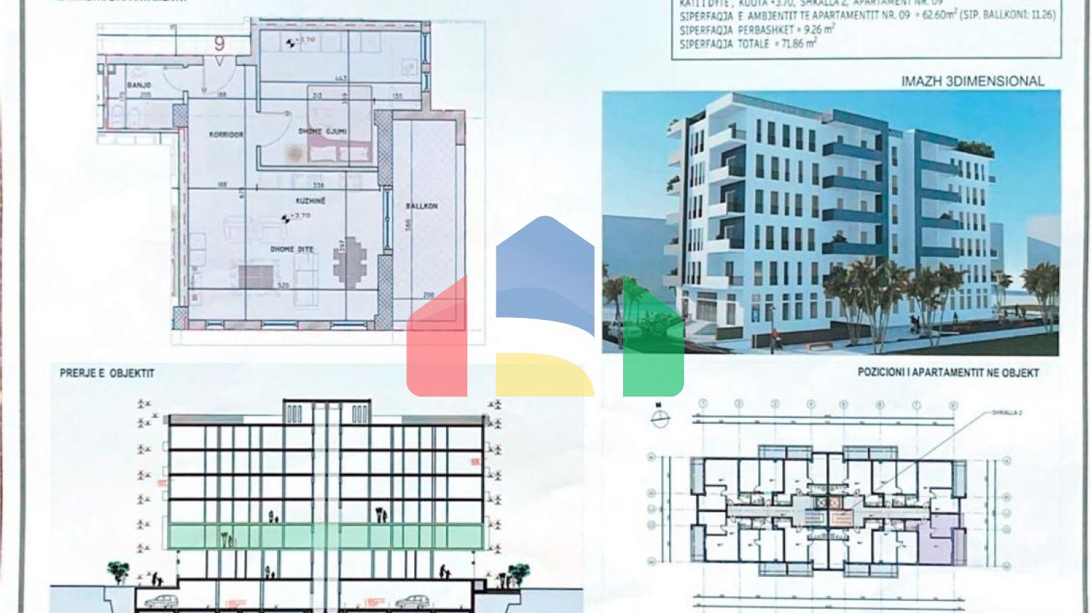 1+1, Golem, новострой, 72 м.кв
