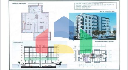 1+1, Golem, новострой, 63 м.кв