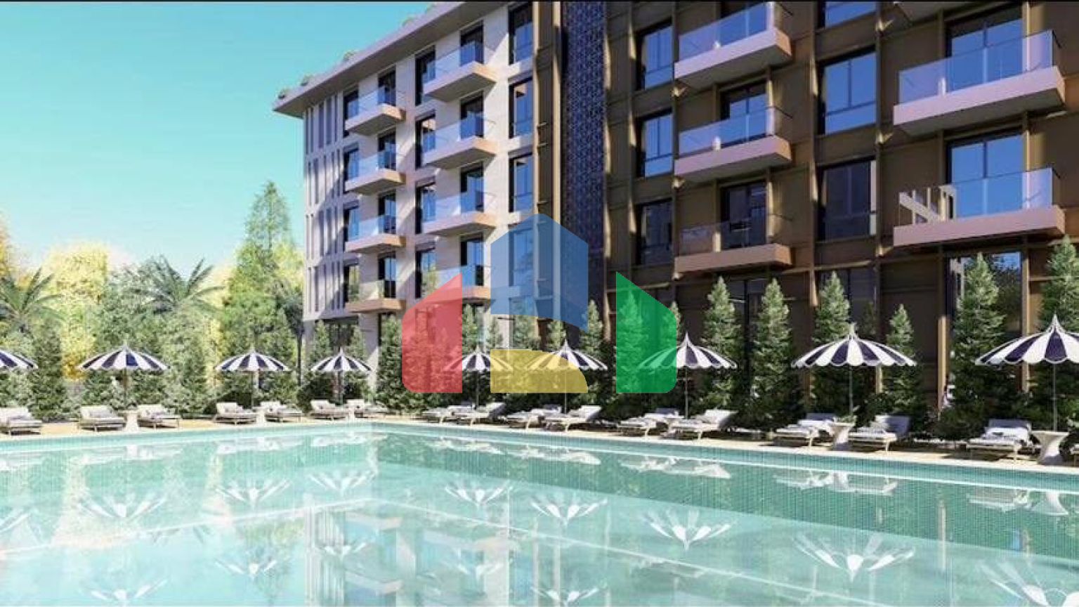 1+1 с балконом, Golem, 72 м.кв