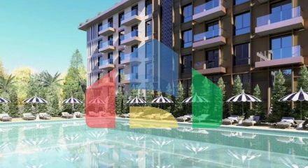 1+1 с балконом, Golem, 72 м.кв