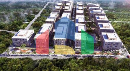 1+1 с балконом, Golem, 72 м.кв