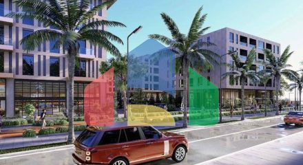 1+1 с балконом, Golem, 72 м.кв