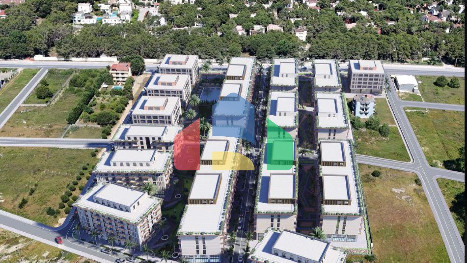 1+1 с балконом, Golem, 72 м.кв