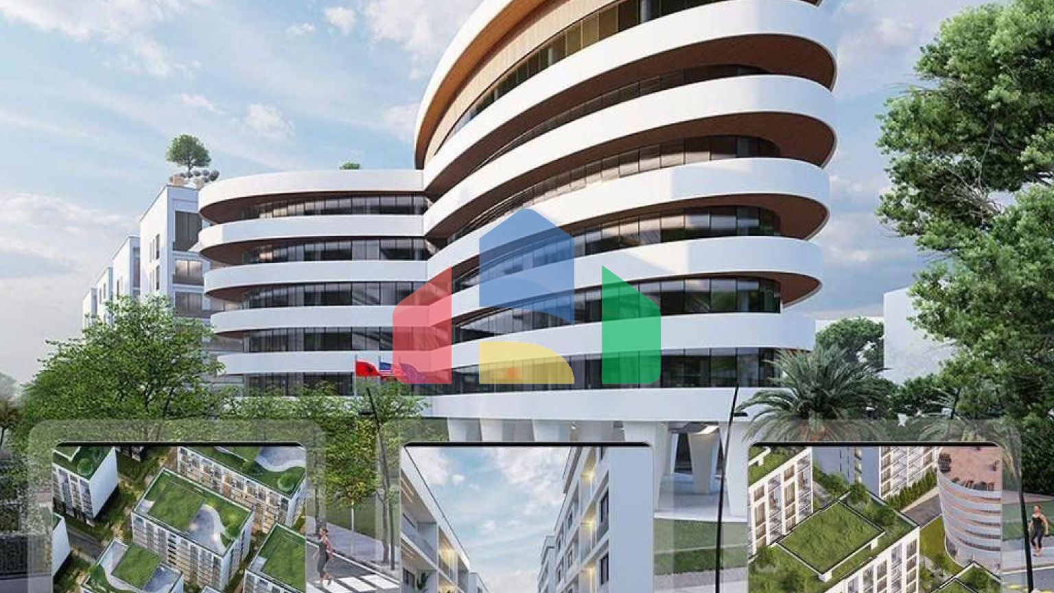 1+1 с балконом, Golem, 64 м.кв