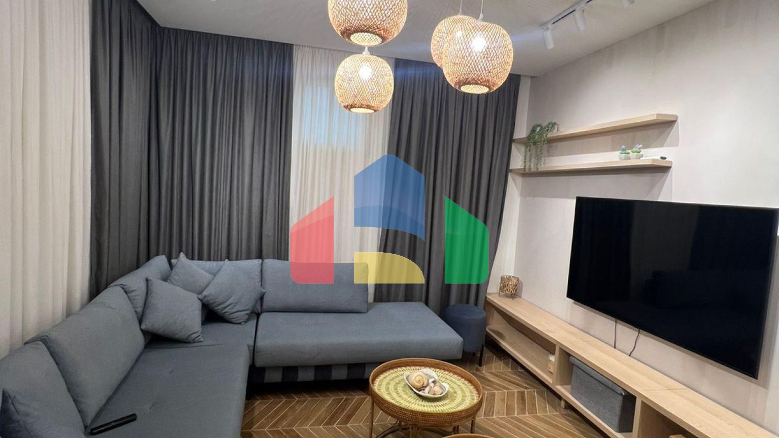 1+1 с террасой 73 м.кв, р-н Голем, 60,7 м.кв