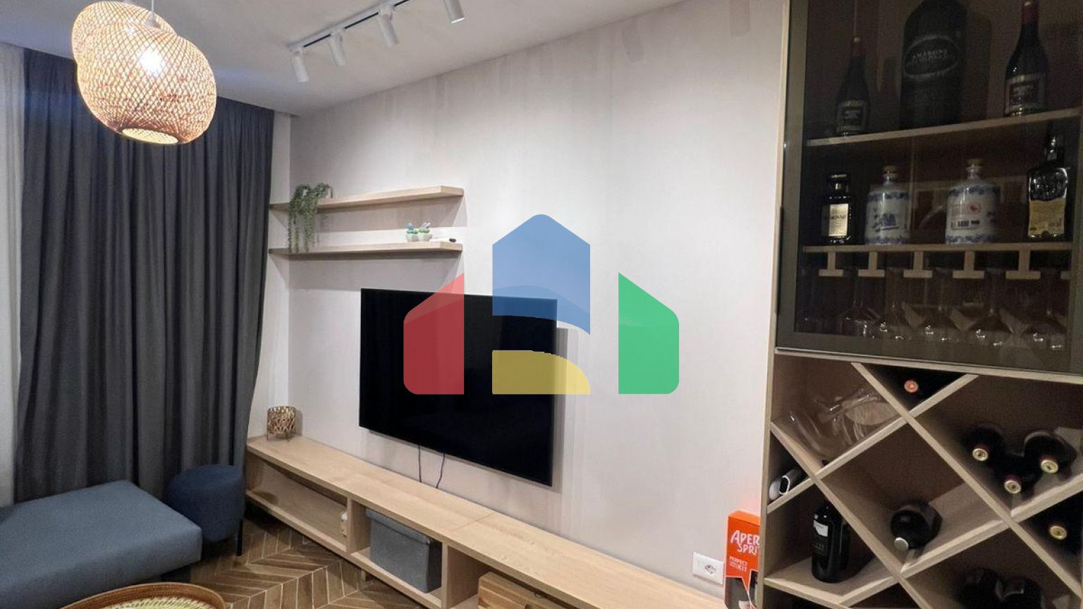 1+1 с террасой 73 м.кв, р-н Голем, 60,7 м.кв