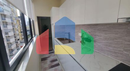 1+1 с балконом, район Пляж возле Spar, 56 м.кв