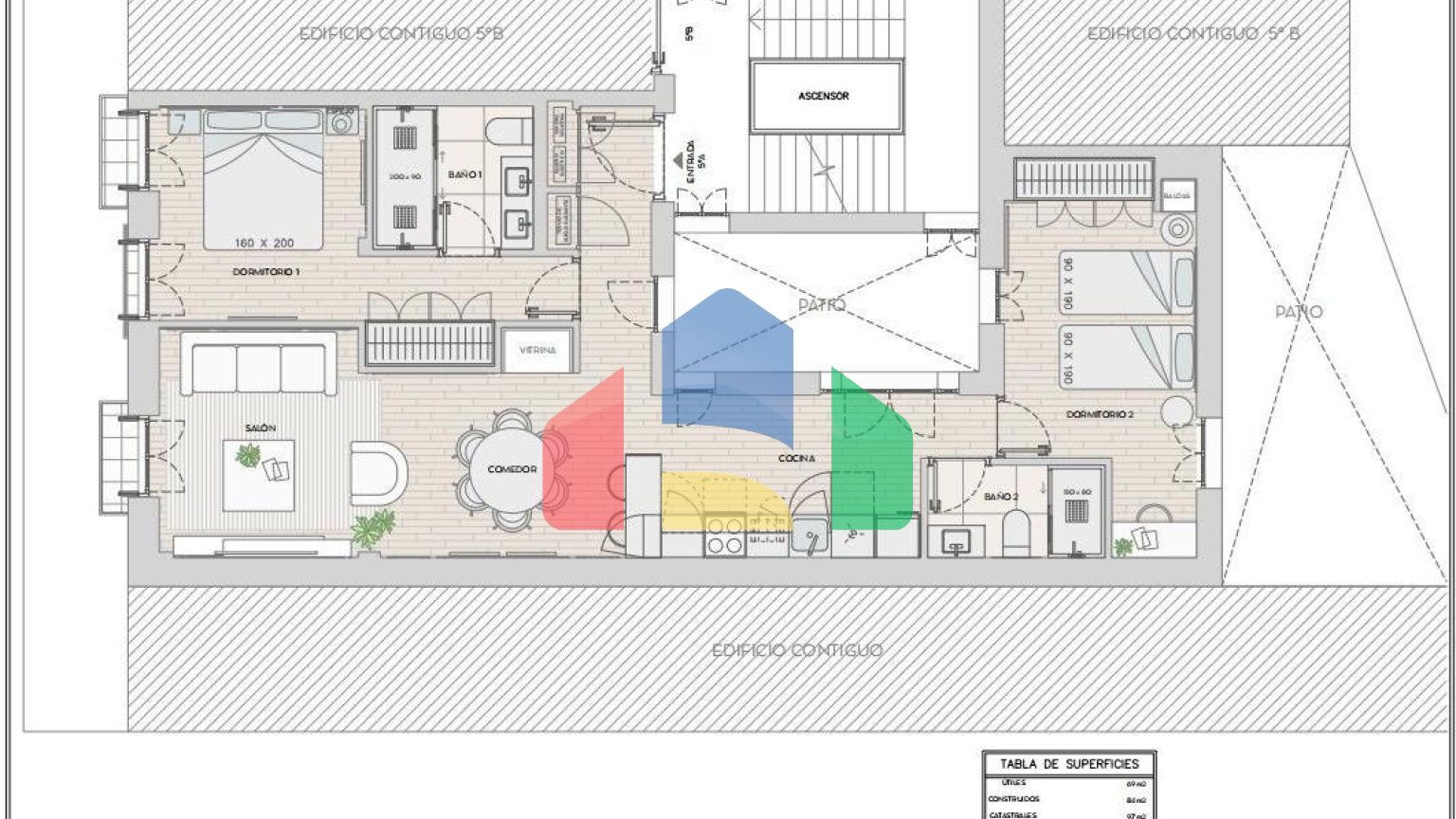 Апартаменты в Madrid ID MEM099