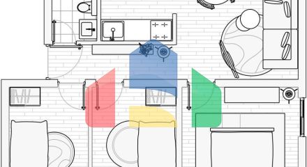 СВЕТЛАЯ КВАРТИРА С СОВРЕМЕННЫМ РЕМОНТОМ В ЗЕЛЕНОМ РАЙОНЕ PALOMERAS SURESTE, МАДРИД