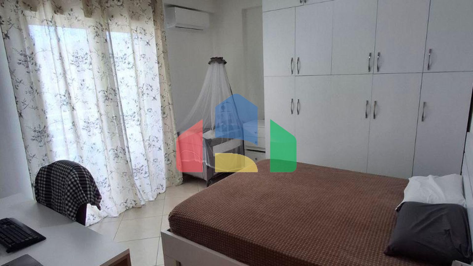 1+1 с двумя балконами, Влера, 84 м.кв