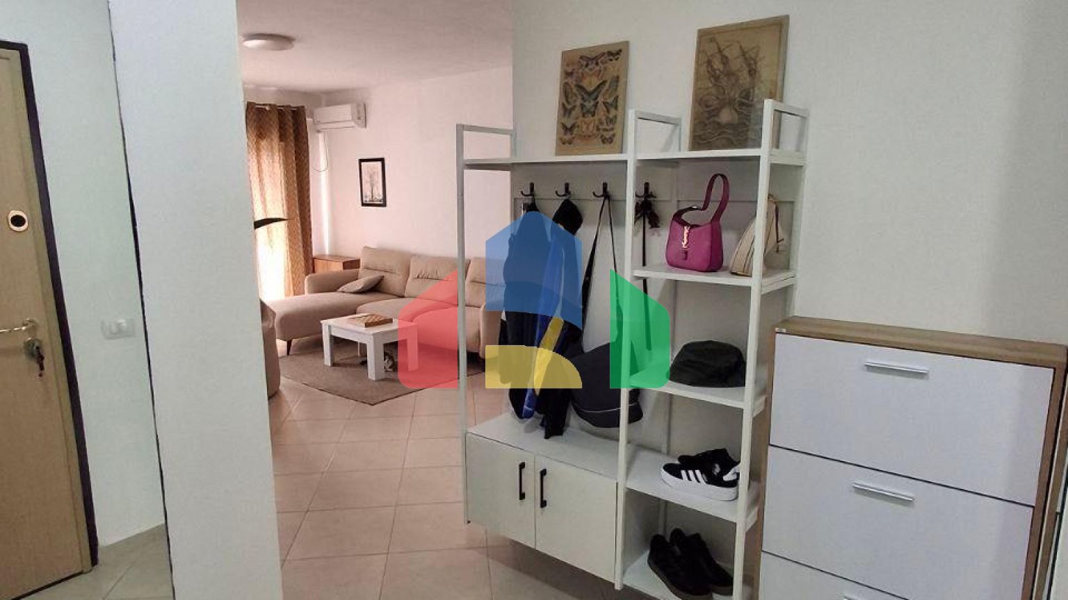 1+1 с двумя балконами, Влера, 84 м.кв