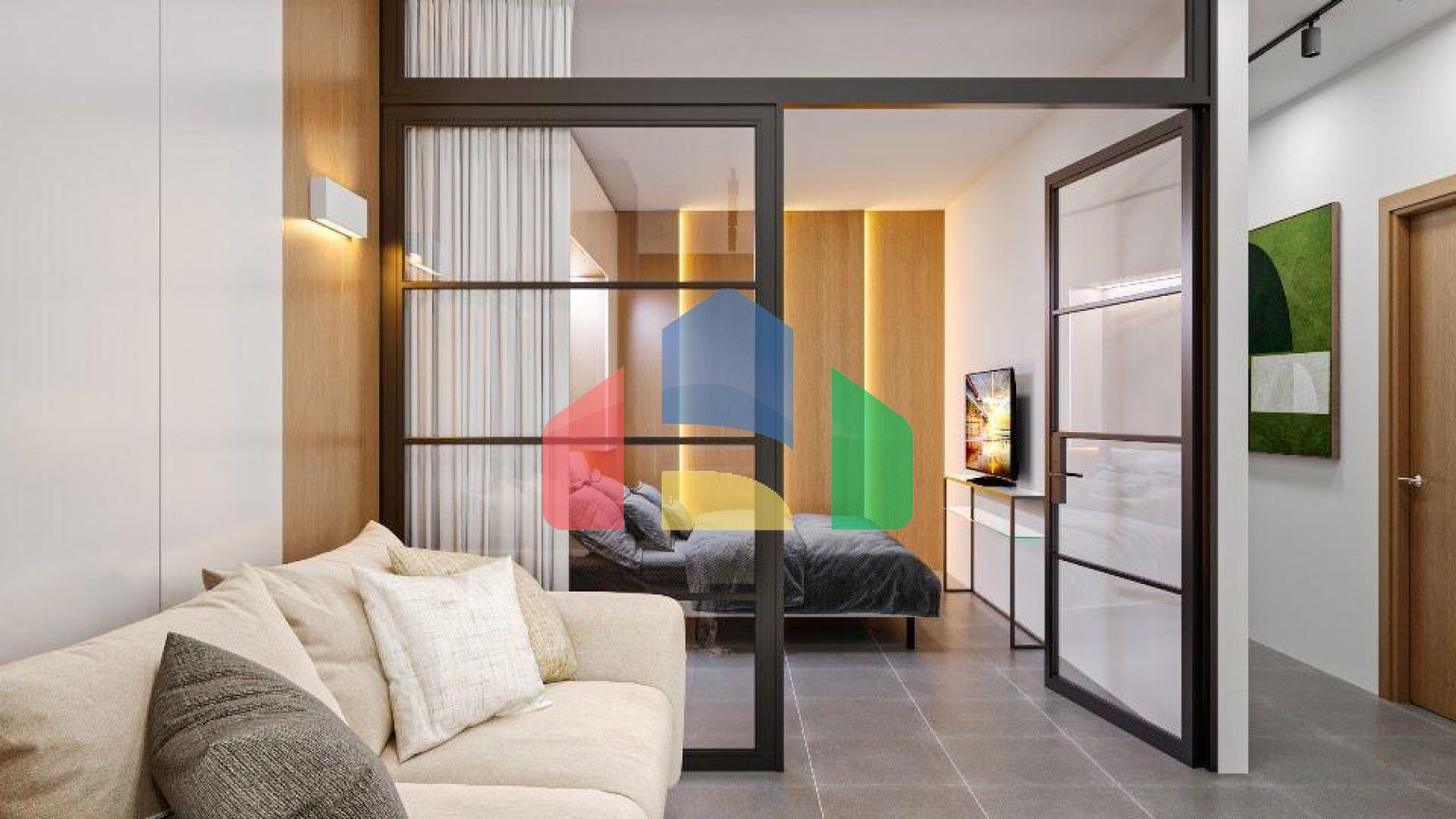 2+1 с видом на море, р-н Пляж Иллирия, 67,4 м.кв