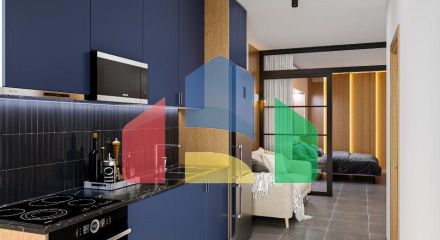 2+1 с видом на море, р-н Пляж Иллирия, 67,4 м.кв