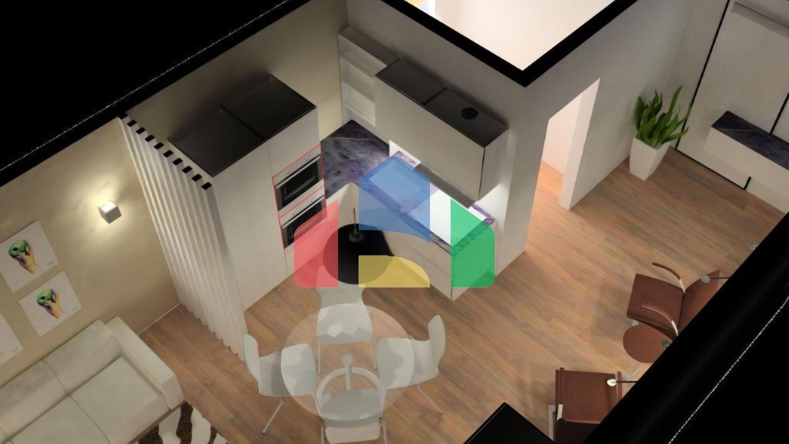 2 студии с балконом, город Влера на Лунгомаре, 97 м.кв