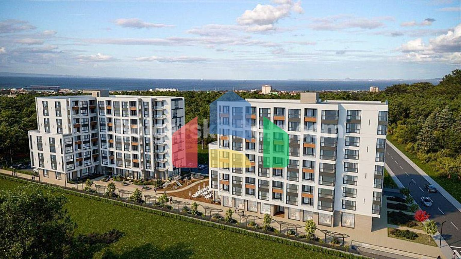 Двокімнатна квартира з підземним гаражем в Тіффані Гарденс