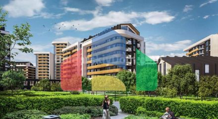 Трикімнатна квартира в Атлас 2