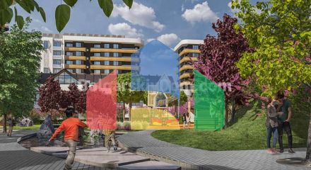 Трикімнатна квартира в Атлас 2