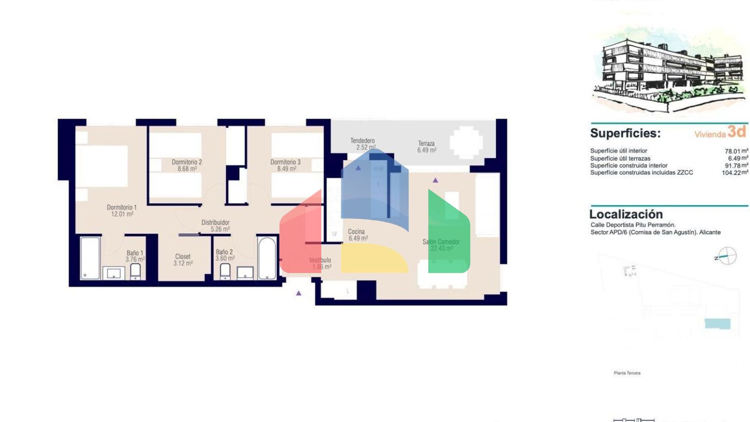 Апартаменты в Alicante ID F0887