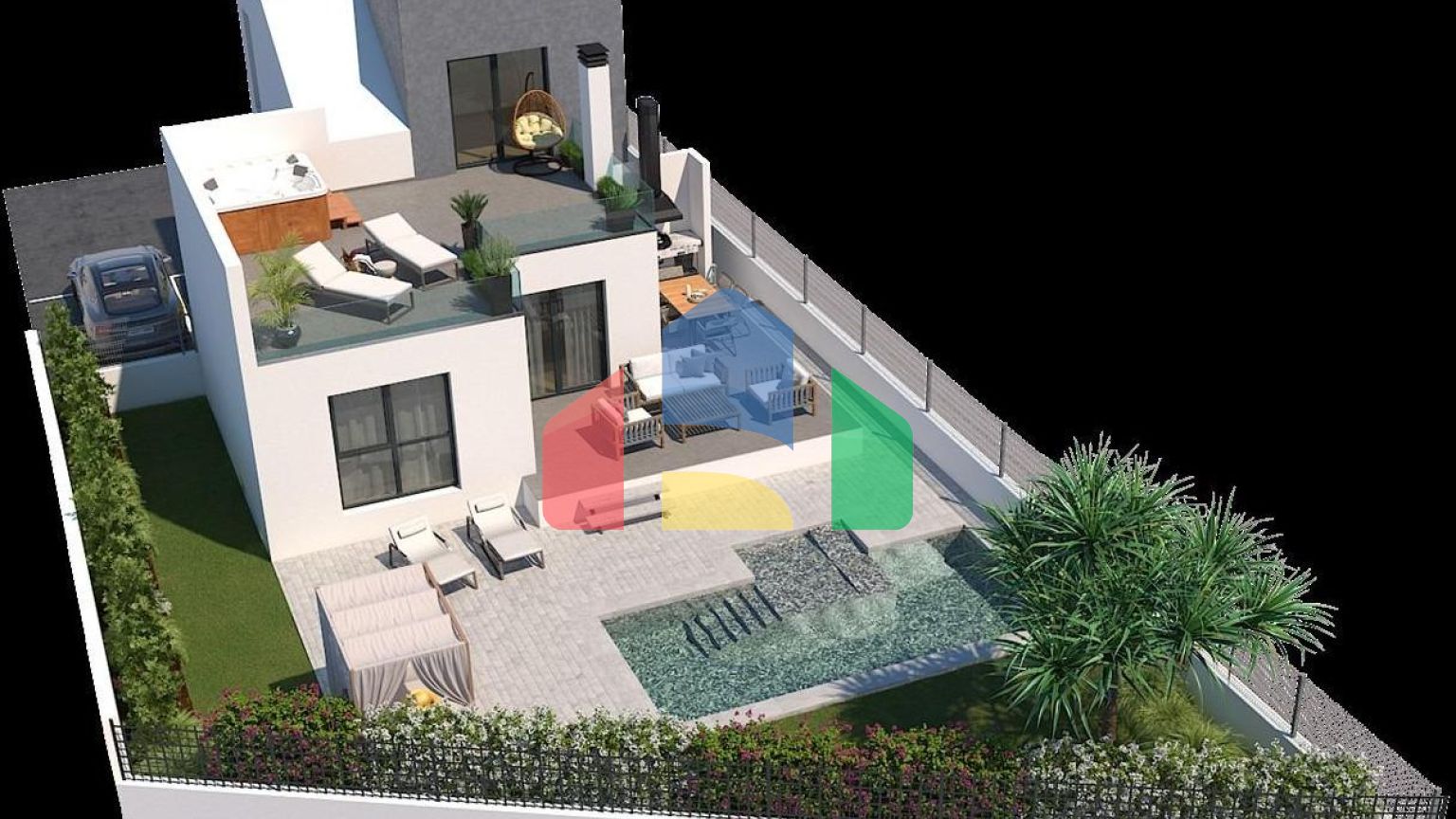 Виллы современного дизайна у моря