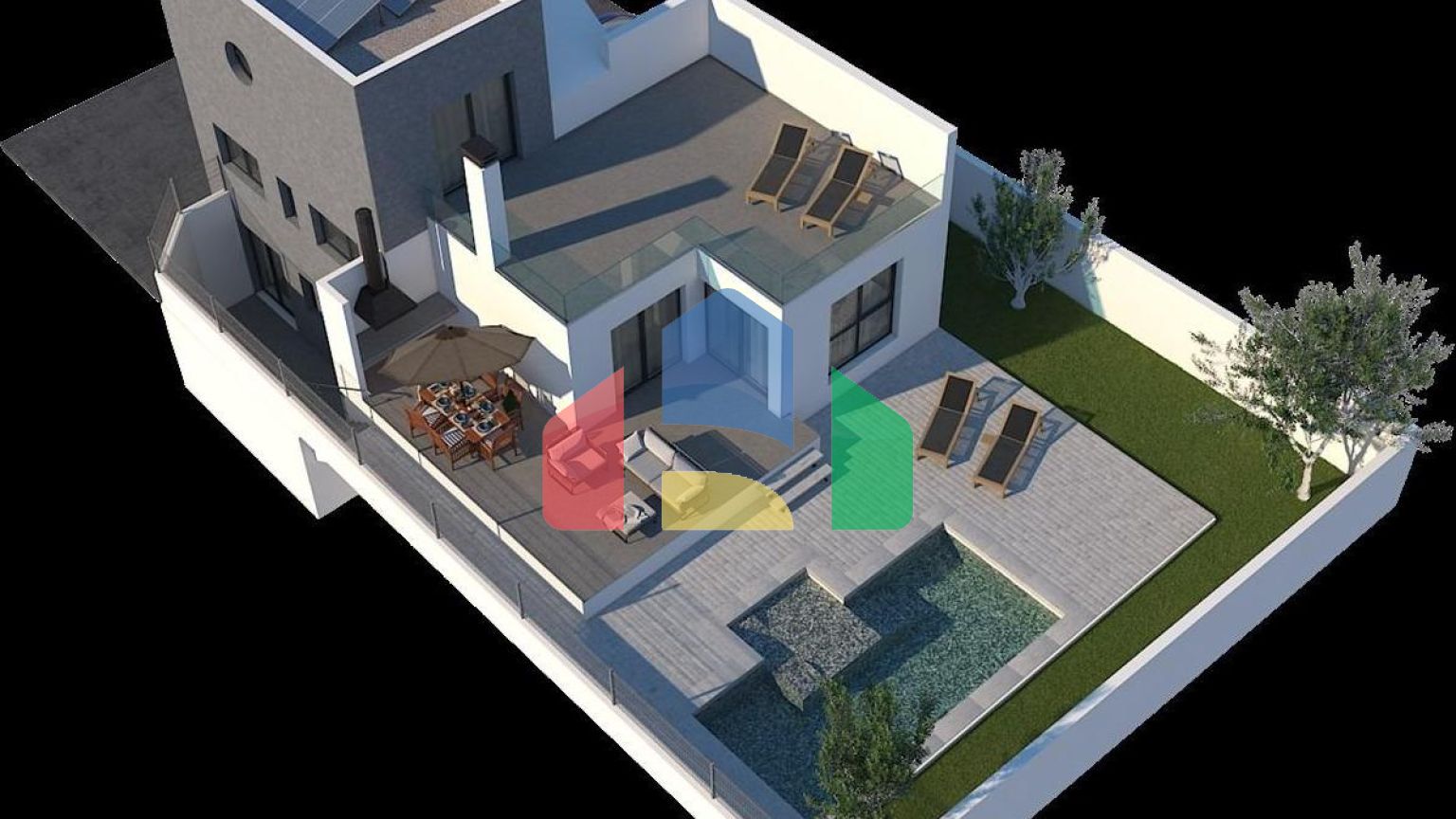 Виллы современного дизайна у моря