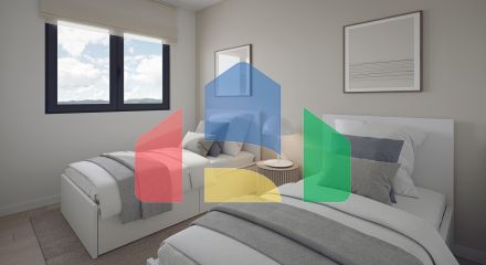 Новый жилой дом в Сан-Агустине, Аликанте, с потрясающим видом на город и море. Новый жилой дом в Сан-Агустине, Аликанте, с потрясающим видом на город и море.