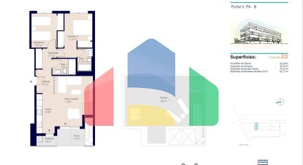 Новый жилой дом в Сан-Агустине, Аликанте, с потрясающим видом на город и море. Новый жилой дом в Сан-Агустине, Аликанте, с потрясающим видом на город и море.