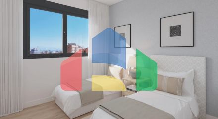 Новый жилой комплекс в Аликанте с открытыми видами на город.