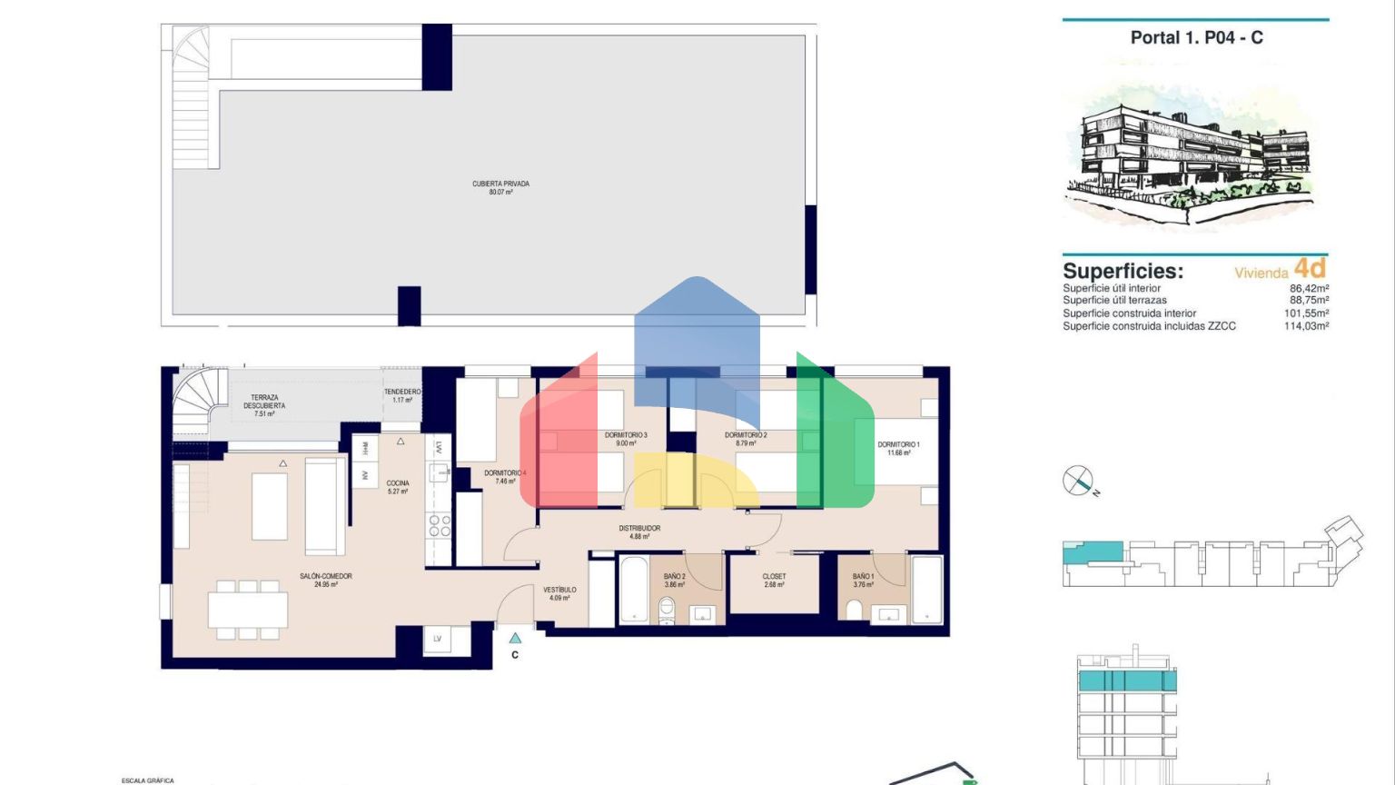 Новый жилой комплекс в Аликанте с открытыми видами на город.