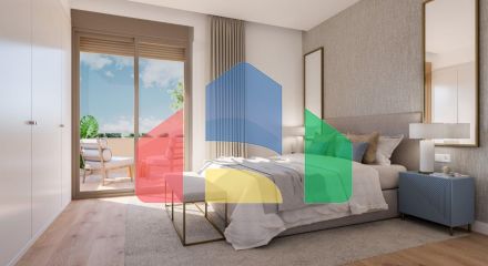 New construction semi-detached homes in Vistahermosa Norte