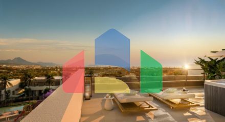 New construction semi-detached homes in Vistahermosa Norte