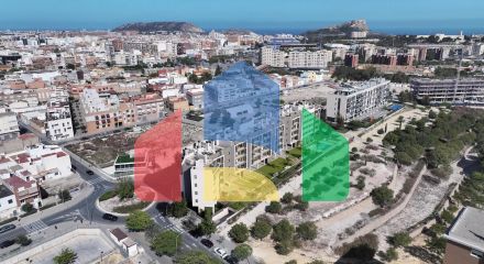 Новый жилой комплекс в Аликанте с открытыми видами на город. Новый жилой комплекс в Аликанте с открытыми видами на город.