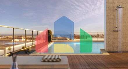 Дома новой постройки на «Золотой миле»