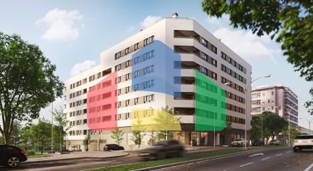 Дома новой постройки на «Золотой миле»