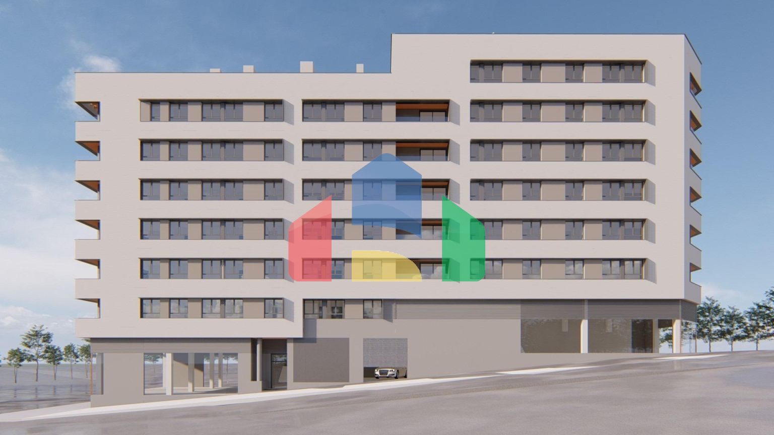 Дома новой постройки на «Золотой миле»